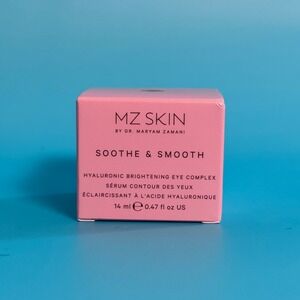 MZ Skin Soothe & Smooth Hyaluronic Brightening Eye Complex .47oz NIB Retail $165